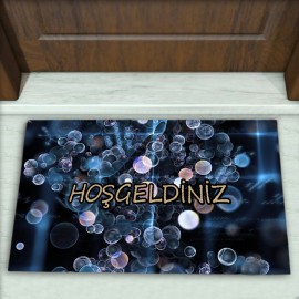 Modern Desenli Dekoratif Kapı Önü Paspası No: 1703