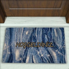Modern Desenli Dekoratif Kapı Önü Paspası No: 1705