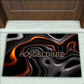 Modern Desenli Dekoratif Kapı Önü Paspası No: 1721