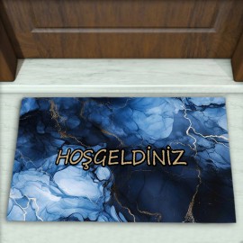Modern Desenli Dekoratif Kapı Önü Paspası No: 1722