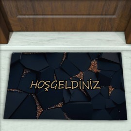 Taş Desenli Dekoratif Kapı Önü Paspası No: 1726