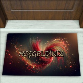 Modern Desenli Dekoratif Kapı Önü Paspası No: 1737