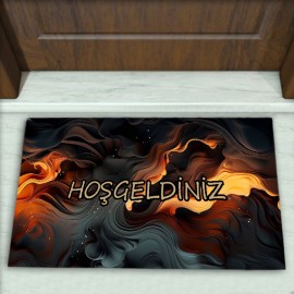 Modern Desenli Dekoratif Kapı Önü Paspası No: 1758