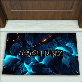 Modern Desenli Dekoratif Kapı Önü Paspası No: 1759