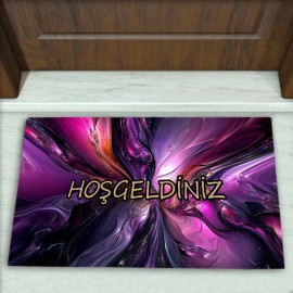 Modern Desenli Dekoratif Kapı Önü Paspası No: 1760