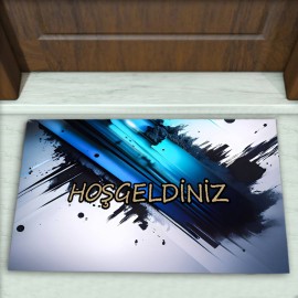 Modern Desenli Dekoratif Kapı Önü Paspası No: 1763