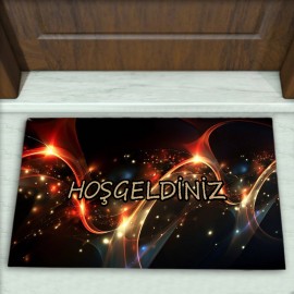 Modern Desenli Dekoratif Kapı Önü Paspası No: 1767