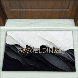 Modern Desenli Dekoratif Kapı Önü Paspası No: 1768