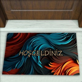 Modern Desenli Dekoratif Kapı Önü Paspası No: 1770