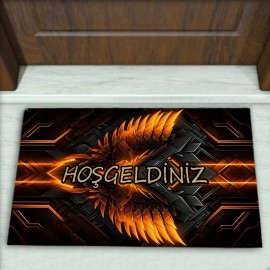 Modern Desenli Dekoratif Kapı Önü Paspası No: 1790
