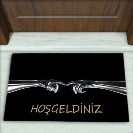 El Desenli Dekoratif Kapı Önü Paspası No: 1819