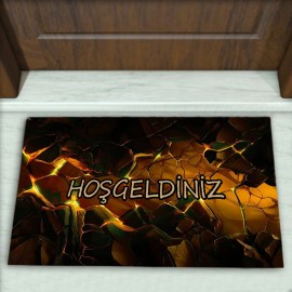 Modern Desenli Dekoratif Kapı Önü Paspası No: 1822