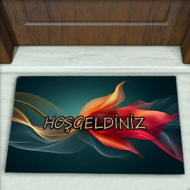 Modern Desenli Dekoratif Kapı Önü Paspası No: 1868