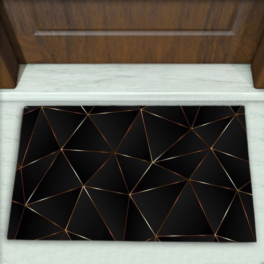 Geometrik Desenli Dekoratif Kapı Önü Paspası No: 1922