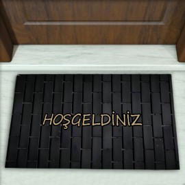 Taş Desenli Dekoratif Kapı Önü Paspası No: 1974