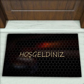 Geometrik Desenli Dekoratif Kapı Önü Paspası No: 1986