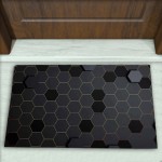 Geometrik Desenli Dekoratif Kapı Önü Paspası No: 2000