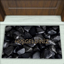 Taş Desenli Dekoratif Kapı Önü Paspası No: 2013