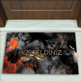 Modern Desenli Dekoratif Kapı Önü Paspası No: 2023