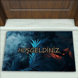Modern Desenli Dekoratif Kapı Önü Paspası No: 2052