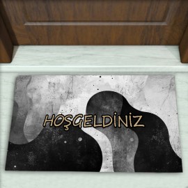 Geometrik Desenli Dekoratif Kapı Önü Paspası No: 2073