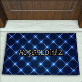 Geometrik Desenli Dekoratif Kapı Önü Paspası No: 2080