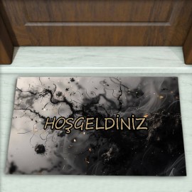 Modern Desenli Dekoratif Kapı Önü Paspası No: 2084