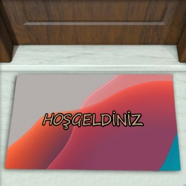 Modern Desenli Dekoratif Kapı Önü Paspası No: 2095