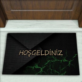 Geometrik Desenli Dekoratif Kapı Önü Paspası No: 2099