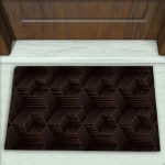 Geometrik Desenli Dekoratif Kapı Önü Paspası No: 2106