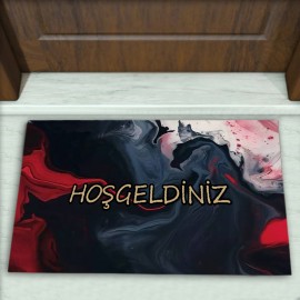 Modern Desenli Dekoratif Kapı Önü Paspası No: 2173