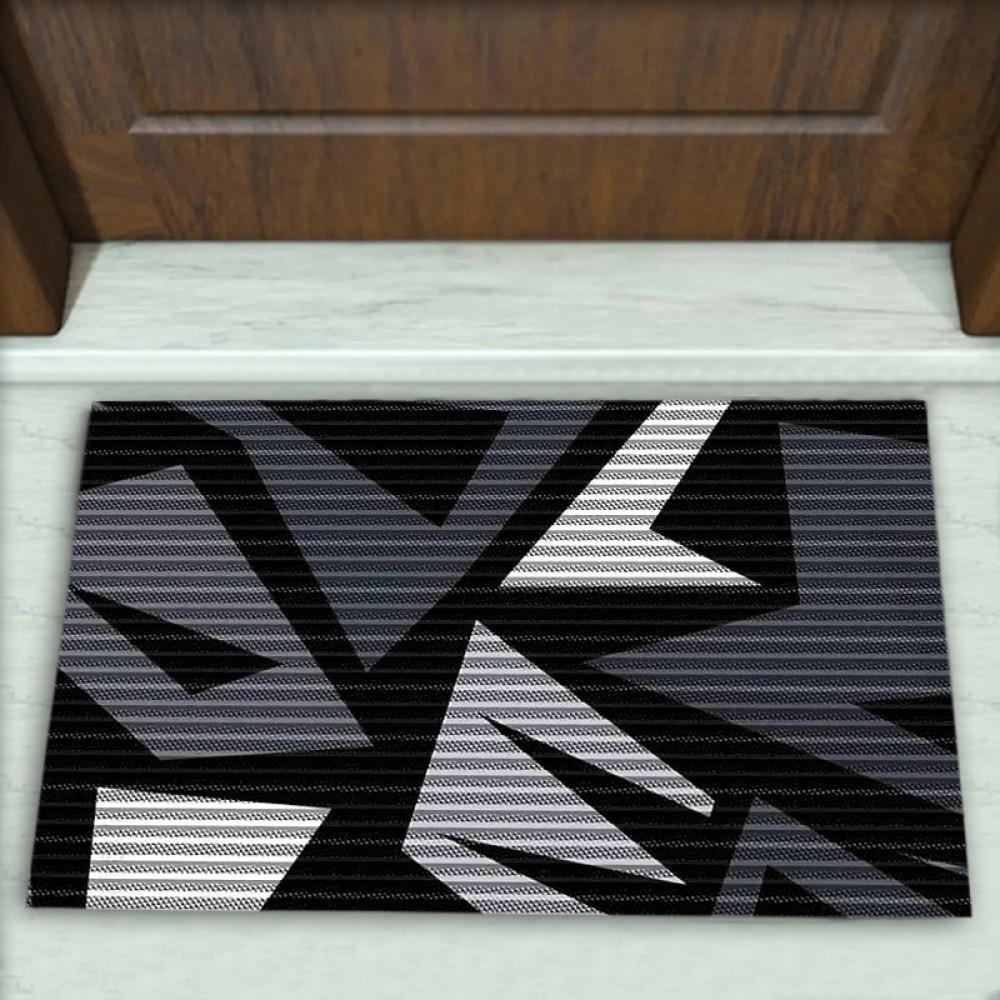 Geometrik Desenli Dekoratif Kapı Önü Paspası No: 2189