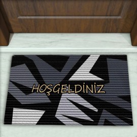 Geometrik Desenli Dekoratif Kapı Önü Paspası No: 2189