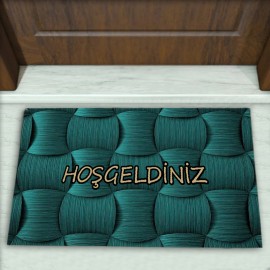 Geometrik Desenli Dekoratif Kapı Önü Paspası No: 2199