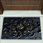 Modern Desenli Dekoratif Kapı Önü Paspası No: 2212