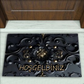 Modern Desenli Dekoratif Kapı Önü Paspası No: 2212