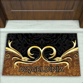 Modern Desenli Dekoratif Kapı Önü Paspası No: 2217