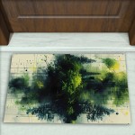 Modern Desenli Dekoratif Kapı Önü Paspası No: 2224