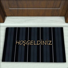 Geometrik Desenli Dekoratif Kapı Önü Paspası No: 2242