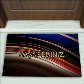 Geometrik Desenli Dekoratif Kapı Önü Paspası No: 2255