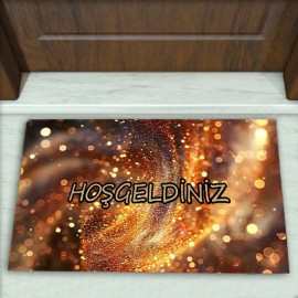 Modern Desenli Dekoratif Kapı Önü Paspası No: 2256