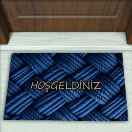 Hasır Desenli Dekoratif Kapı Önü Paspası No: 2289