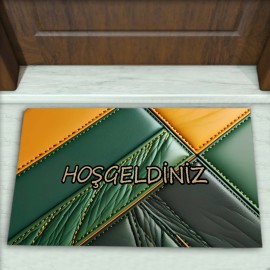 Geometrik Desenli Dekoratif Kapı Önü Paspası No: 2310
