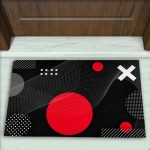 Geometrik Desenli Dekoratif Kapı Önü Paspası No: 2323