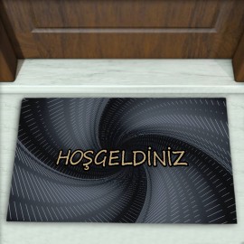 Geometrik Desenli Dekoratif Kapı Önü Paspası No: 2375