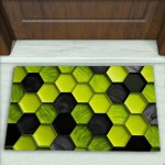 Geometrik Desenli Dekoratif Kapı Önü Paspası No: 2420