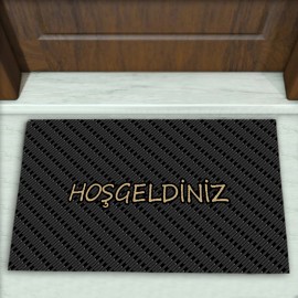 Geometrik Desenli Dekoratif Kapı Önü Paspası No: 2474
