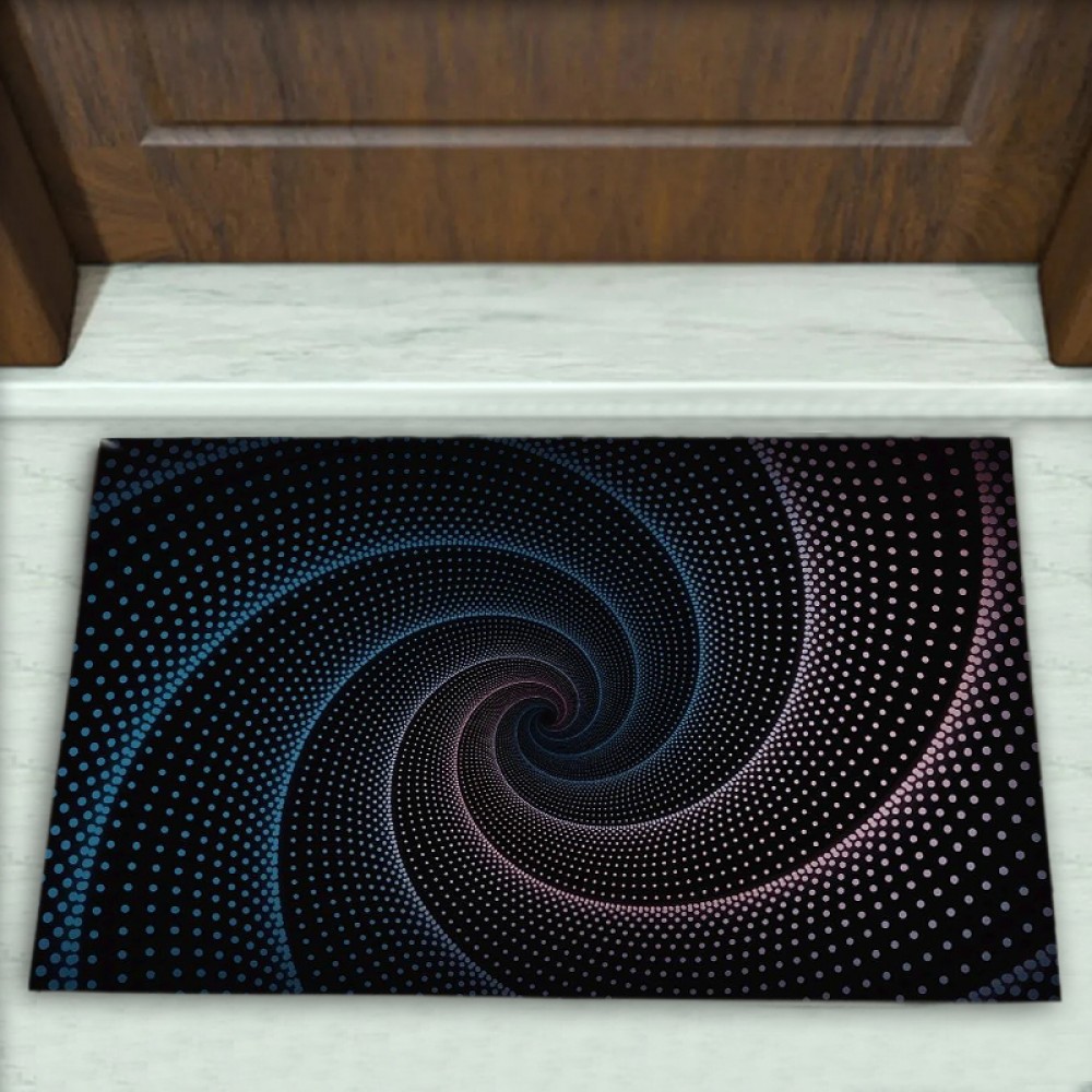 Geometrik Desenli Dekoratif Kapı Önü Paspası No: 2513
