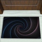 Geometrik Desenli Dekoratif Kapı Önü Paspası No: 2513