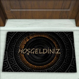 Versace Desenli Dekoratif Kapı Önü Paspası No: 2526